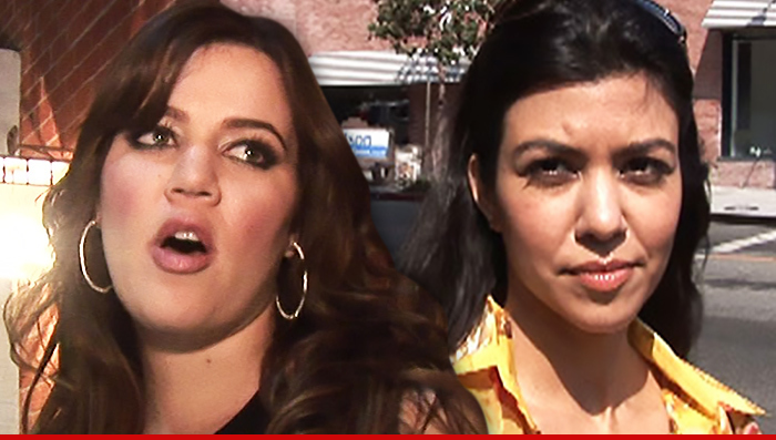 Khloe -- Sorry For Missing Your Birthday Kourtney ... But Business is Business