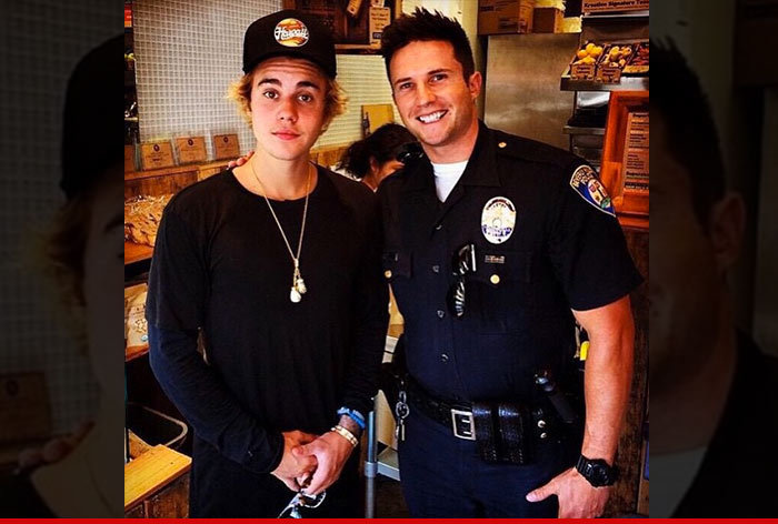Justin Bieber -- Johnny Law's My Dawg Now (PHOTO)