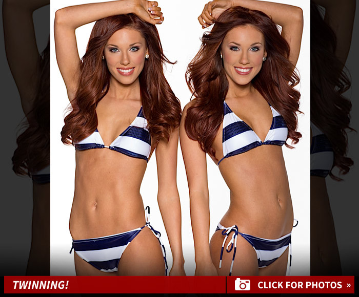 The Houston Texans Cheerleading Team -- You Like Twins? Well, We Got Em! (PHOTOS)