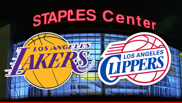 L.A. Clippers -- Got Lakers Permission ... For Locker Room Takeover