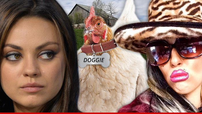 Mila Kunis Sued -- You Stole My Chicken, So Cluck You!!!