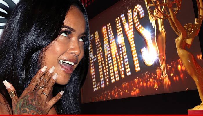 Karrueche Tran -- Who Needs Chris Brown? I'm Thiiis Close to an Emmy, Bitch!