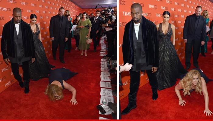 Kanye West & Kim Kardashian -- Not Funny, Amy Schumer ... Get Off Our Red Carpet!