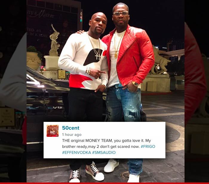 50 Cent -- Buries Hatchet With Mayweather ... 'He's My Brother'