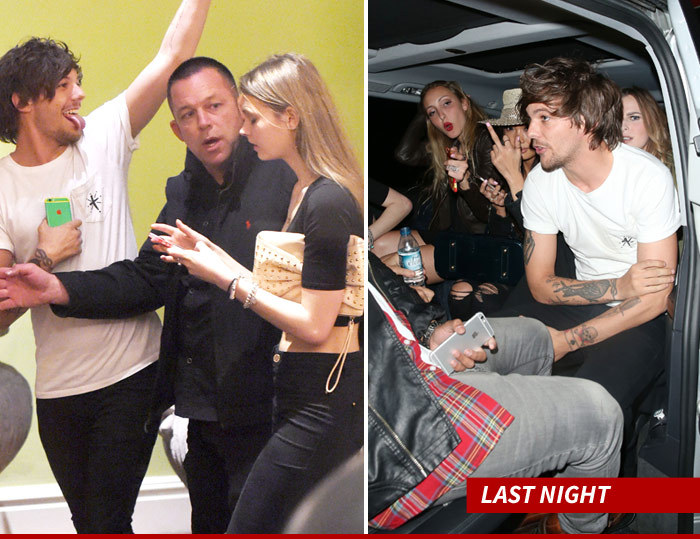 Louis Tomlinson -- Once, Twice, Three Times a Player (PHOTOS)