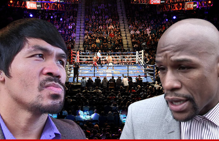 Mayweather vs. Pacquiao -- Ticket Delay Explained ... Pissing Match Over Good Seats