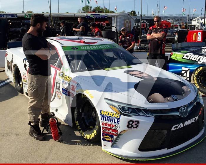 Dan Bilzerian -- Defaces NASCAR Vehicle