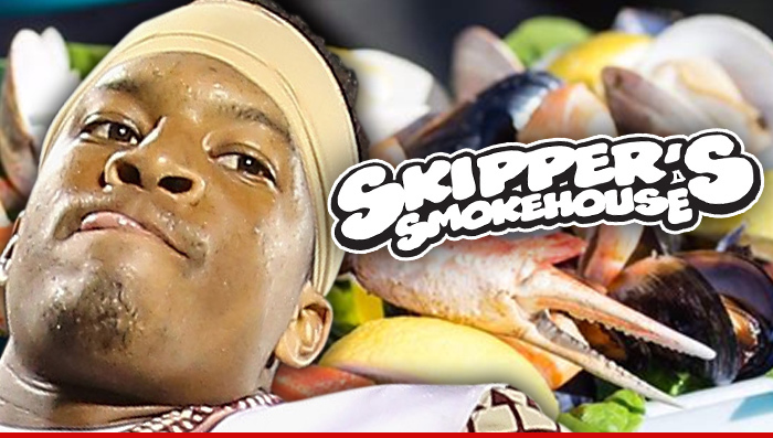 Jameis Winston -- SHOWERED IN CRAB LEGS ... If Drafted By Bucs