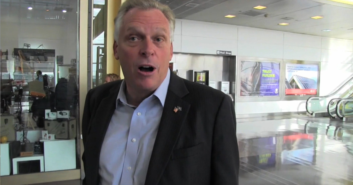 Gov. Terry McAuliffe -- 'Redskins Should Be In Virginia' ... 'Aggressively Working Deal'