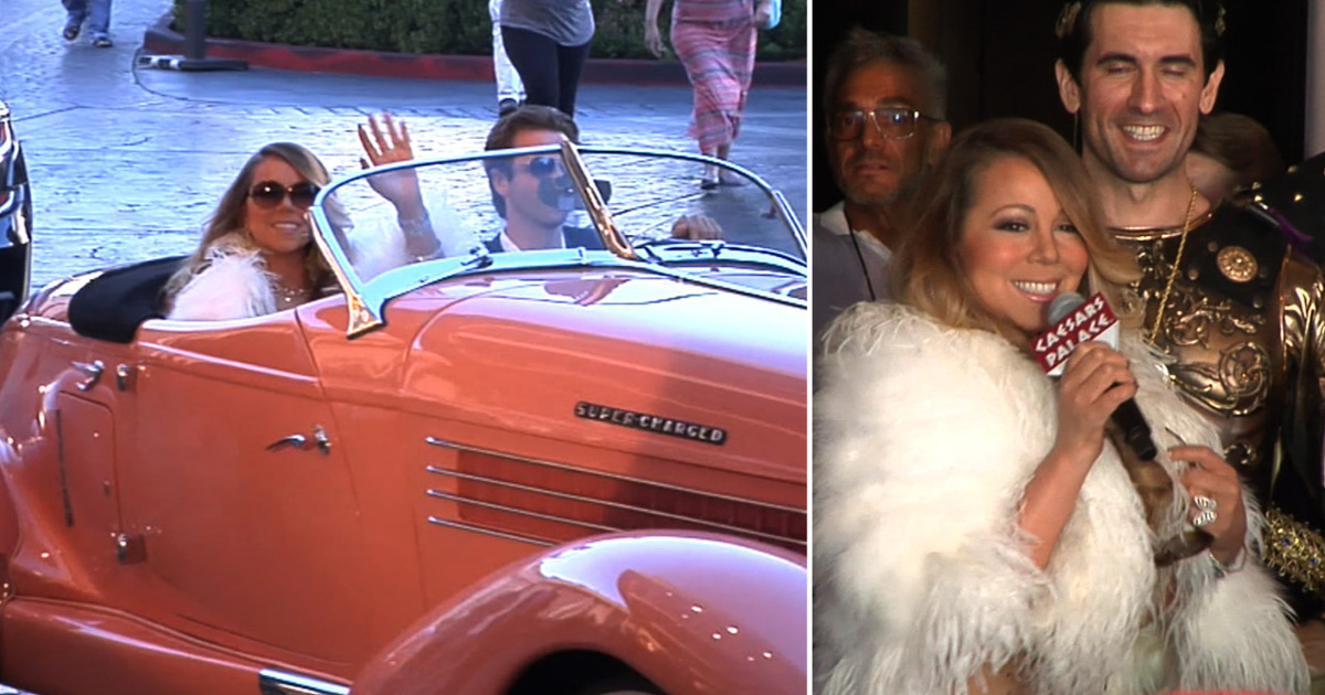 Mariah Carey -- Flaunts Truckloads of Hits & Her Ass For Giant Las Vegas Welcome (VIDEO)