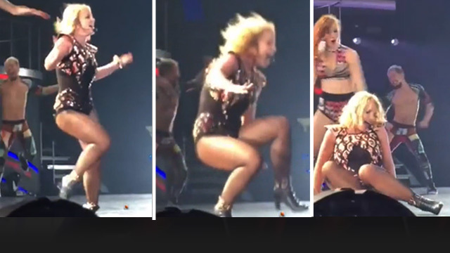 Britney Spears -- Suffers Busted Ankle ... Show Will NOT Go On!!!