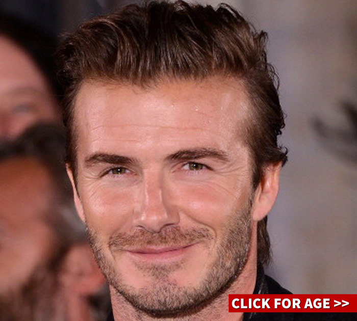 David Beckham Through The Years -- Good Luck Guessing His Age!