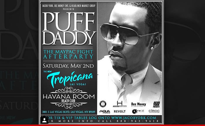 Diddy -- When in Vegas ... Bring Extra Protection!