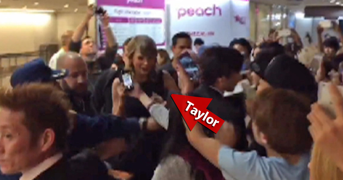 Taylor Swift Snarls Traffic at Japan's Airport (VIDEO)