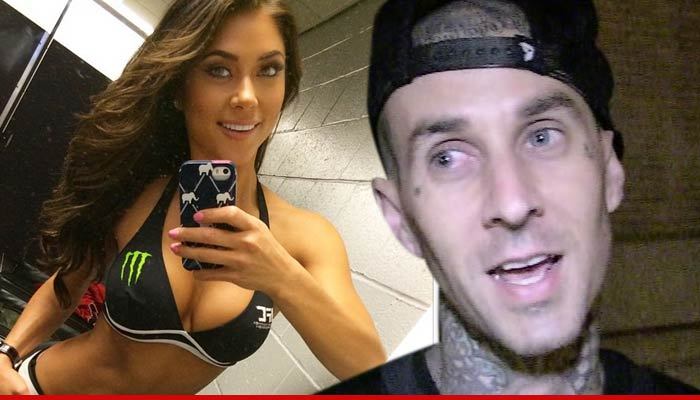 Travis Barker -- Hittin' Skins ... With UFC's Arianny Celeste