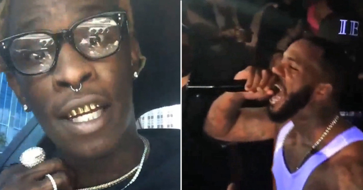 Young Thug -- I'm Coming to L.A. ... The Game's Gun Threats Don't Scare Me