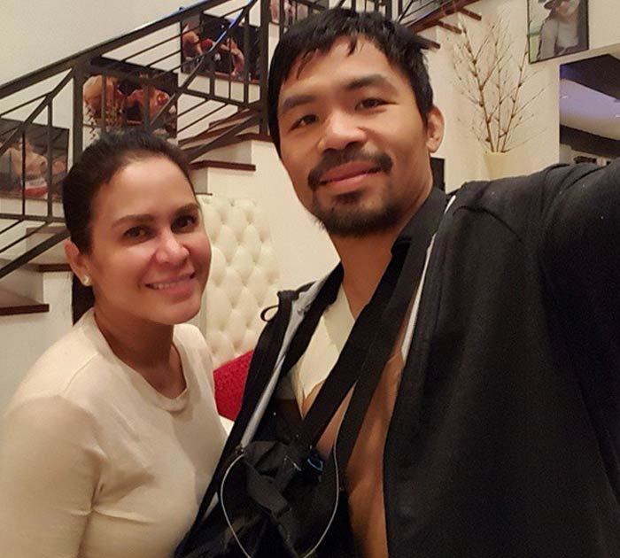 Manny Pacquiao -- 1st Post-Surgery Selfie