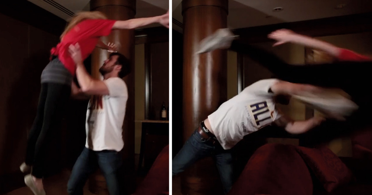 Cleveland Cavs -- Domestic Violence Is Funny ... In the Playoffs (Video)