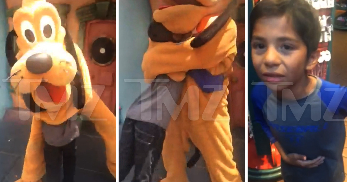 Disneyland Mom -- Pluto's a Brute!!! He Hurt My Son