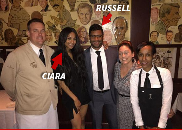 Russell Wilson -- Crashes Ciara's Girls Night Out ... And She's Smitten