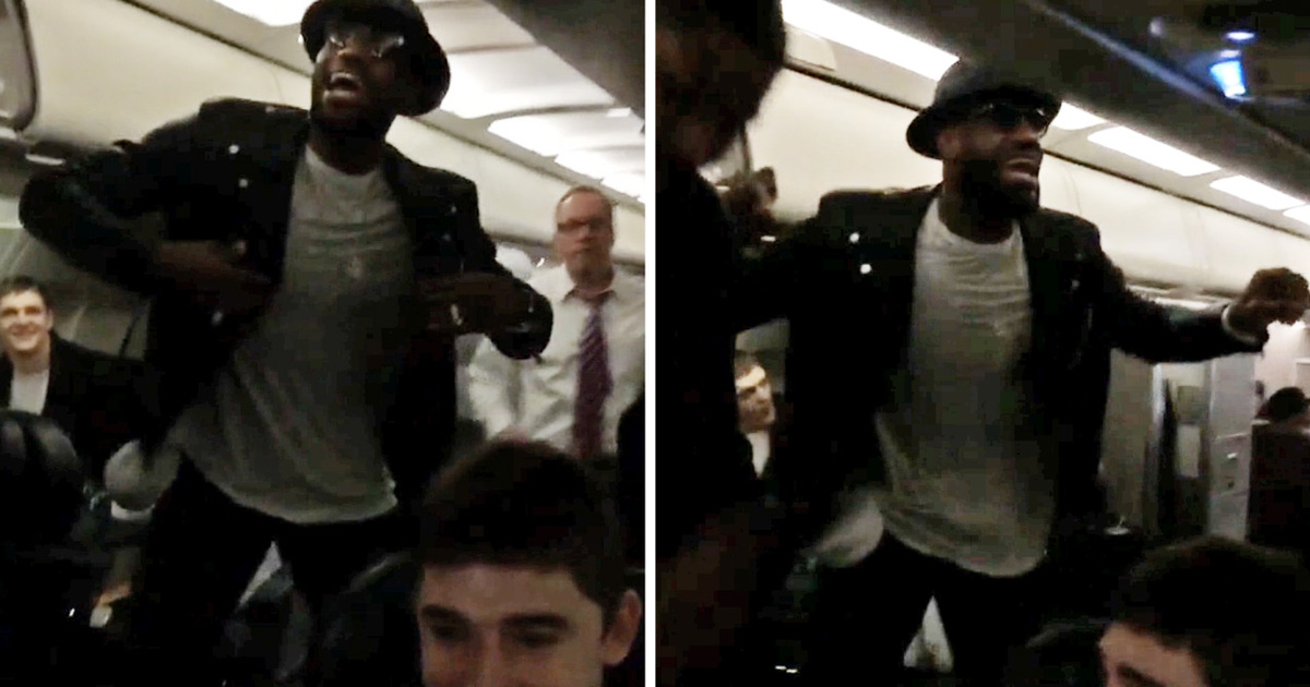 LeBron James -- Team Jet Turn Up ... After KO'ing Chicago