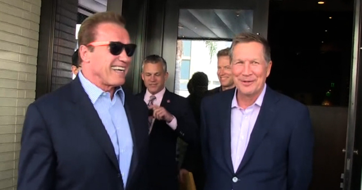 Arnold Schwarzenegger -- I Got Governor John Kasich in The Palm of My Hand!