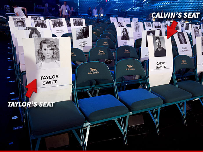 Taylor Swift -- I Want Calvin Harris Close at Billboard Awards ... Just Not that Close