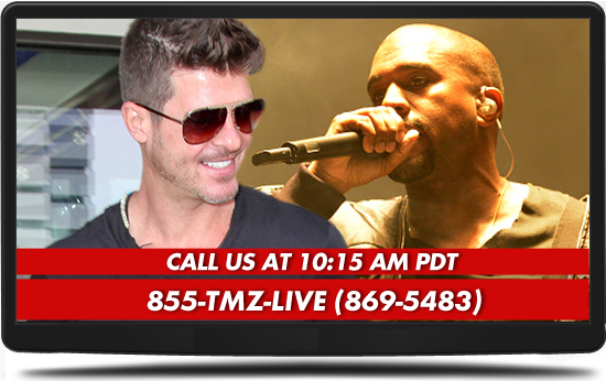 TMZ Live: Robin Thicke: My Puppy's a Stoner!