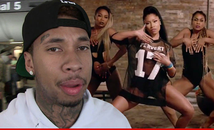 Nicki Minaj -- Pricey Pervert Jersey Jabs at Tyga ... And Her Bottom Line
