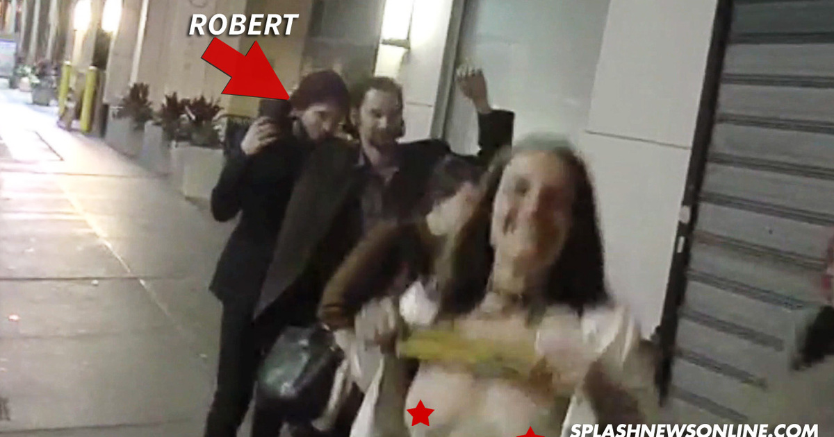 Robert Pattinson -- Friend Flashes Boobie Decoy ... Photogs Forced to Choose