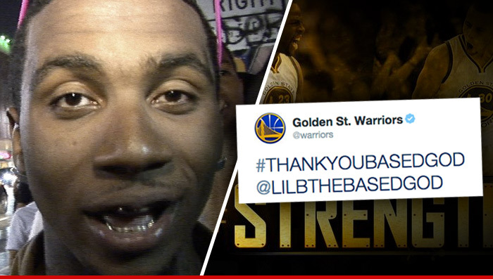 Golden State Warriors -- Please, Lil B ... Don't Curse Us!