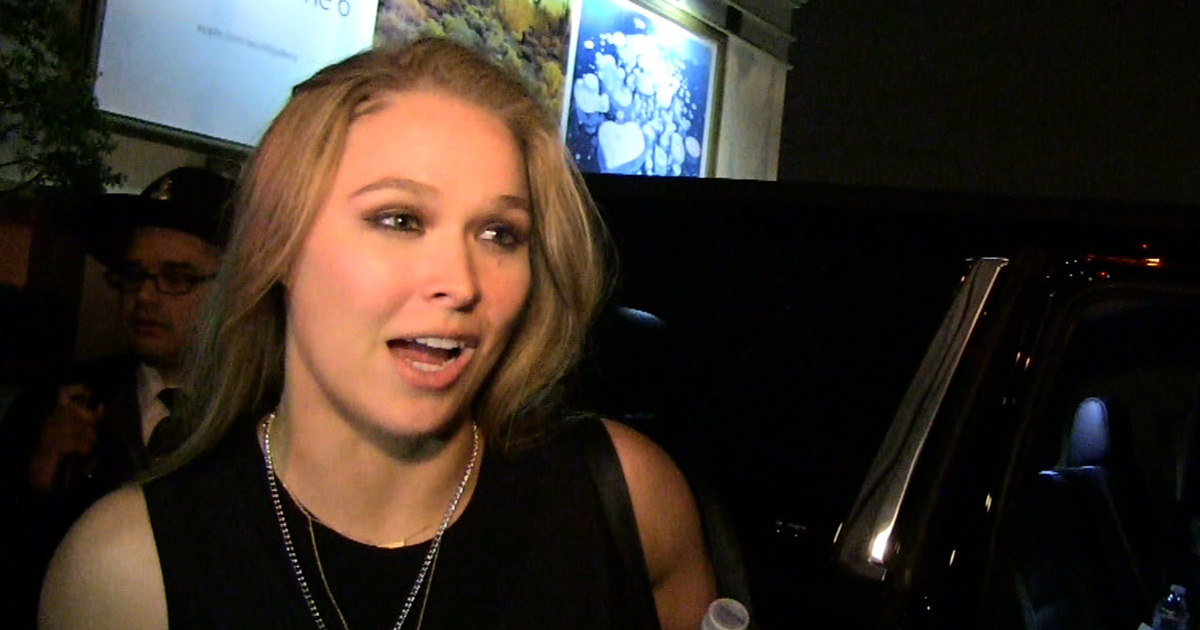 Ronda Rousey -- Thanks David Spade, But ... Peeing Is More Dangerous Than the WWE