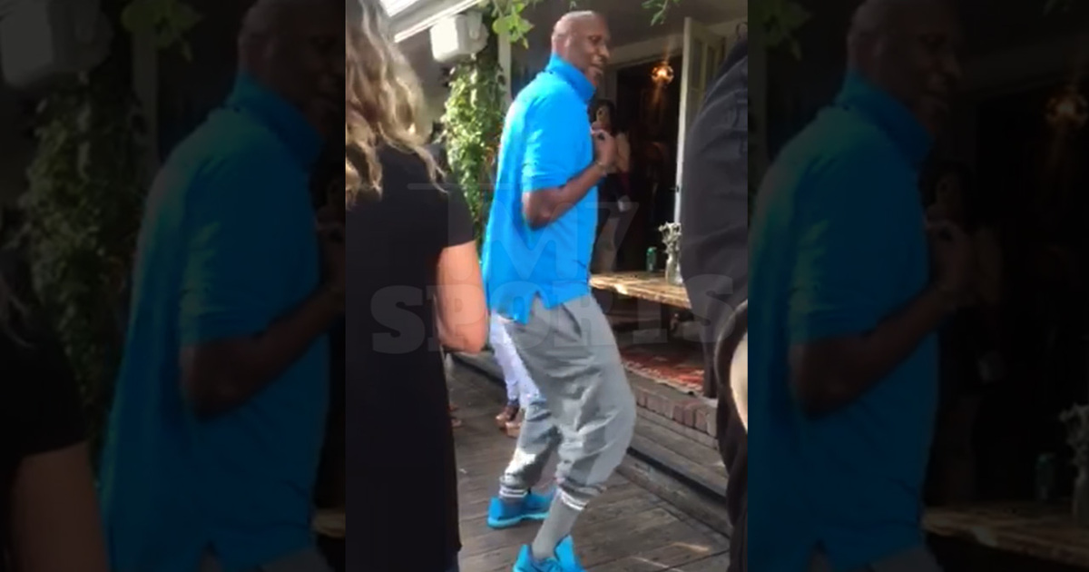 Lamar Odom -- 1-Man Dance Party ... In L.A. Day Club