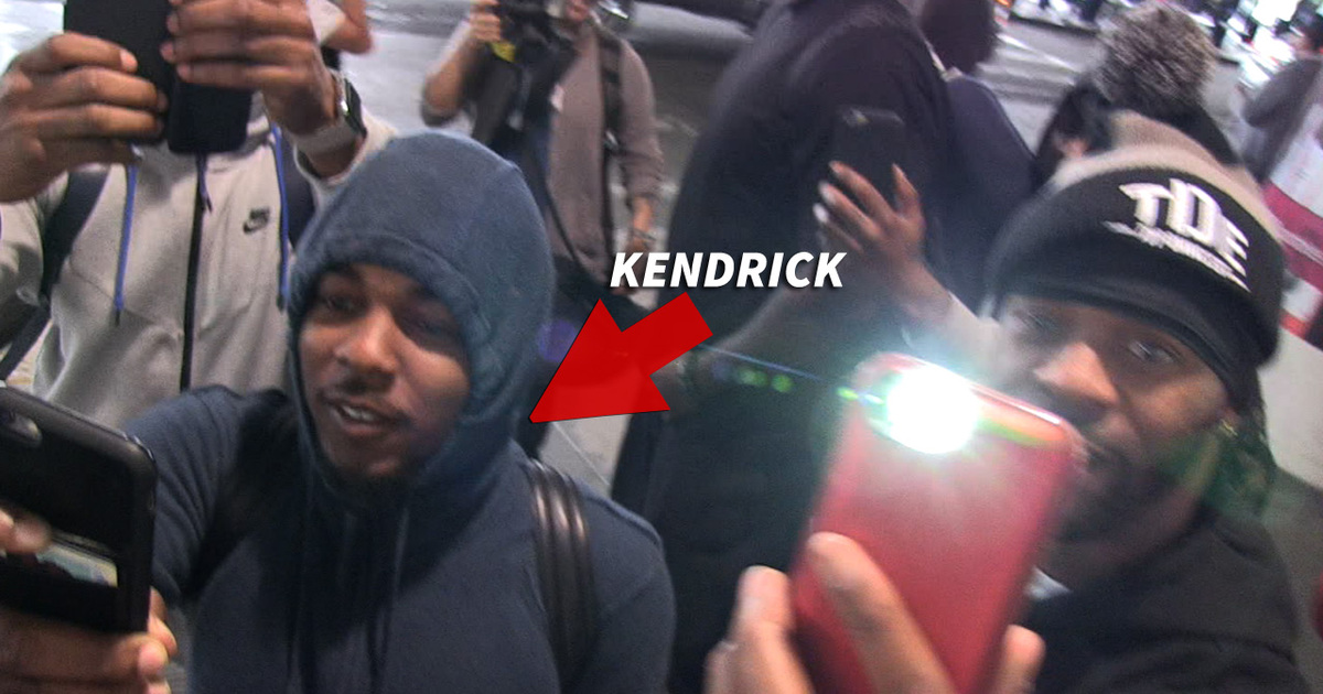 Kendrick Lamar -- You Film Me ... Me and My Boys Will Film You Right Back! (VIDEO)