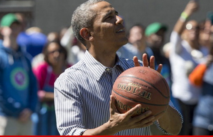 President Obama -- JR Smith Can't Outshoot Steph Curry