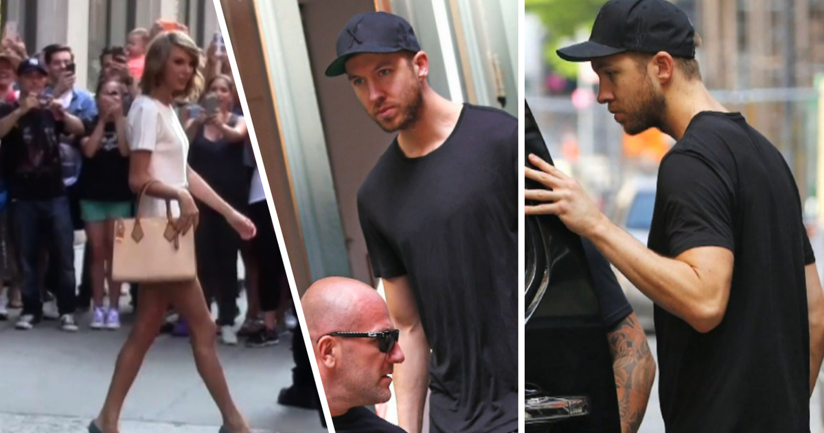 Taylor Swift & Calvin Harris -- Nighttime Is the Right Time ... For Healthy Pizza (TMZ TV)