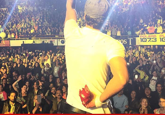Enrique Iglesias -- Badly Injured in Drone Accident During Concert