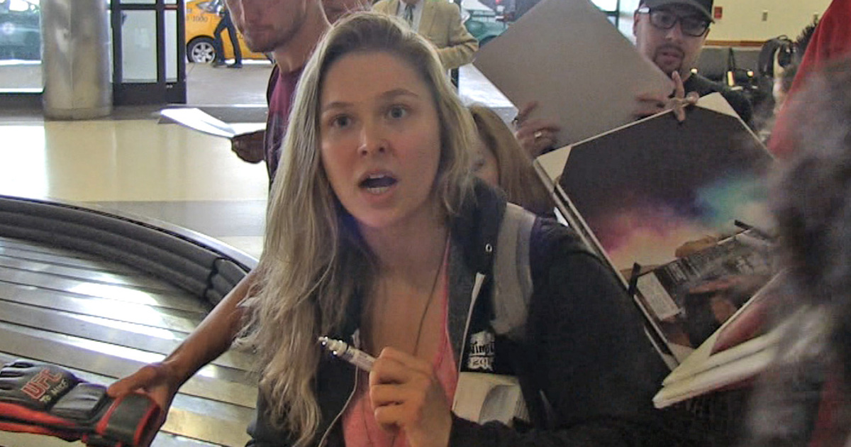 Ronda Rousey -- Shaq Is Right ... He Could Last 45 Secs with Me