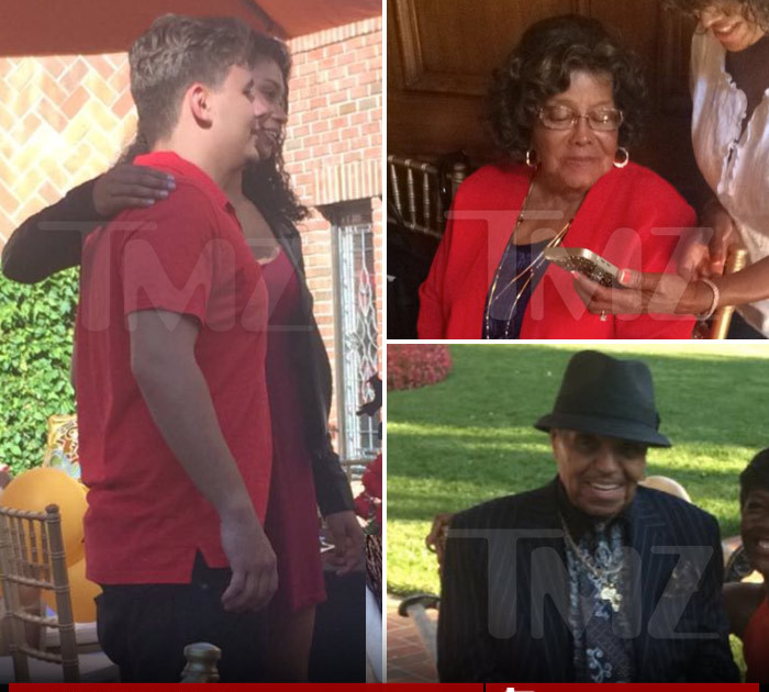 Michael Jackson's Son Prince -- Grandma & Grandpa Reunite for Graduation Party (PHOTOS)