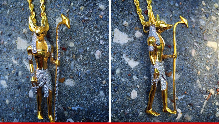 NBA's Trevor Ariza -- Floss Like An Egyptian ... Drops $12k On Anubis Chain