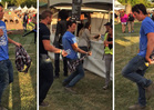 Miles Teller --  Gets Footloose at Music Fest ... Dancing with Himself (VIDEO)