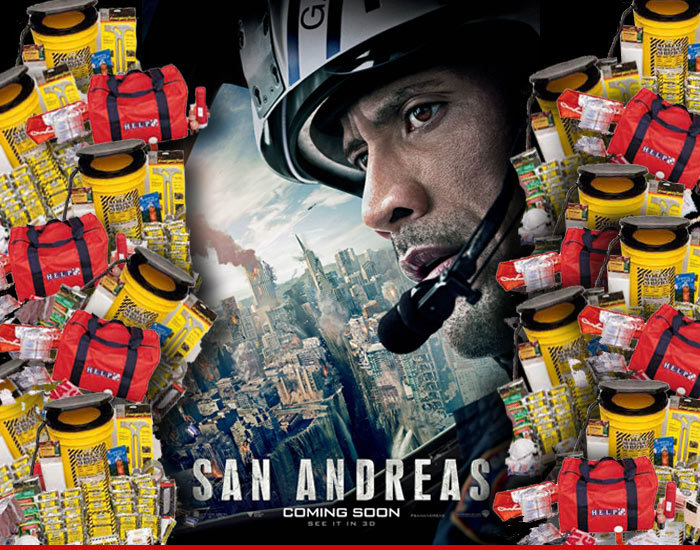 'San Andreas' Film -- Earthquake Paranoia Spikes Disaster Kit Sales