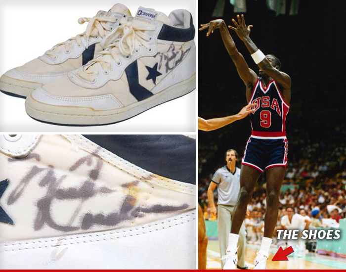 Michael Jordan -- Ball Boy Unearths MJ's Olympic Sneaks ... Wants Big $$$