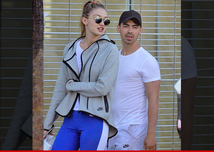 Gigi Hadid & Joe Jonas -- We're Totally Together ... in a Foreign Land (PHOTOS)