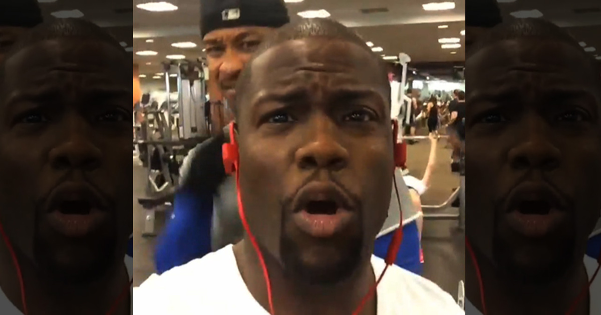 Kevin Hart -- Crappy Workout ... Stops Pump to Dump