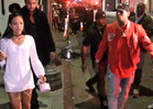 Chris Brown & Karrueche Tran -- Fool Me Thrice ... Leave Club Together, But ... (VIDEO)