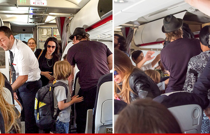 Brad Pitt & Angelina Jolie -- Let Us Travel Like the Common Folk