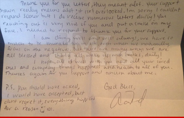 Aaron Hernandez -- 'I'm Doing Well In Prison' ... Bombarded With Fan Mail