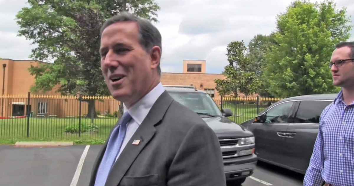 Rick Santorum -- Sorry, What I Meant Was ... I Can't Wait To Listen To The Pope