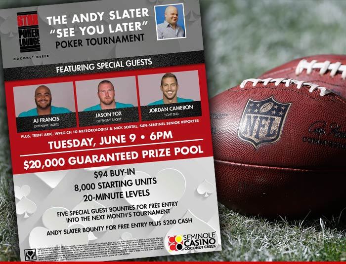 NFL's Jordan Cameron -- NFL Blocks Pro Bowler from Poker Tourney